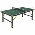Tischtennistisch 274 x 152.5 x 76 cm aus MDF Grün klappbar